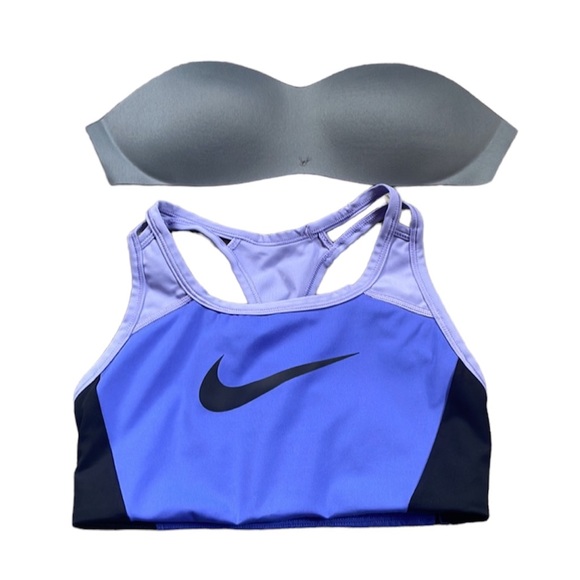 Nike Padded Strappy Back Sports Bra - Picture 6 of 6